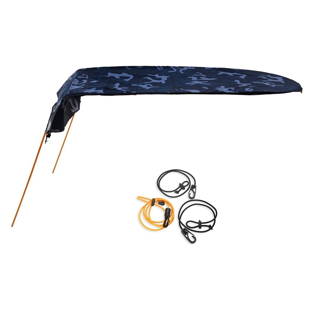 Universal Single Kayak Canoe Awning Fishings Sun Canopy 125X110Cm Folding Sunshade Tents Rain Shelters Boats Accessories