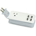 thumbnail image 1 of Universal Single Outlet 4 USB Ports Charging Station Adapter Power Socket, 1 of 2