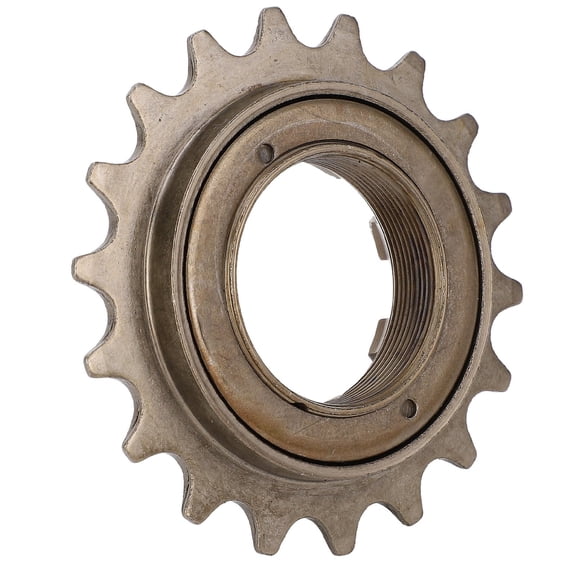 Universal Single Speed Bike Freewheel Carbon Steel Threaded Replacement Gear Cycling Component Ultra Smooth Heavy Duty Bicycle Accessory For Mountain And Road Bikes 18T