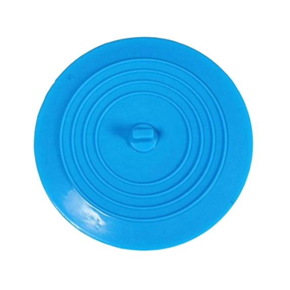 Universal Sink Drain Stopper 6 Inch Blue Rubber Sink Stopper for Kitchen and Bathroom Use, Great Gift for Home Owners