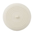 thumbnail image 1 of Universal Sink Drain Stopper 6 Inch Rubber Sink Drain Cover for Kitchen and Bathroom Use White Rubber Sink Stopper, 1 of 6