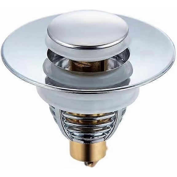 Universal Sink Drain, Upgraded Drain Stopper, Pull Out Sink Drain, Speeds Up Drainage Without Clogging, Suitable for Bathtubs, Kitchens, Sinks