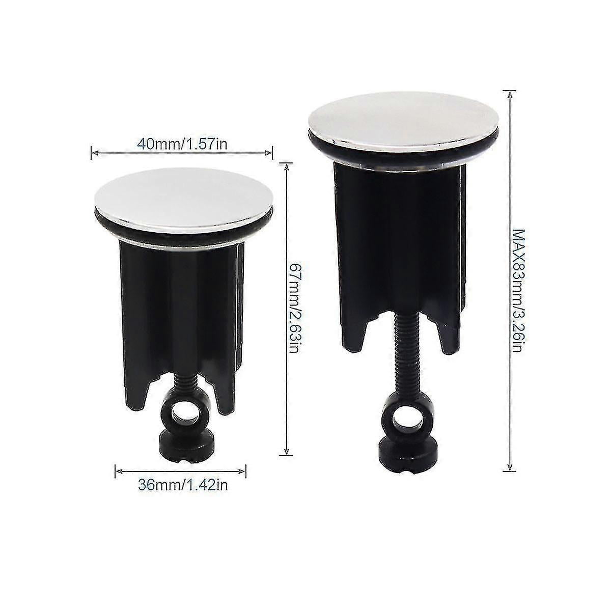 Universal Sink Plug, Bathroom Basin Sink Plug Replacement Drain Pop-up ...