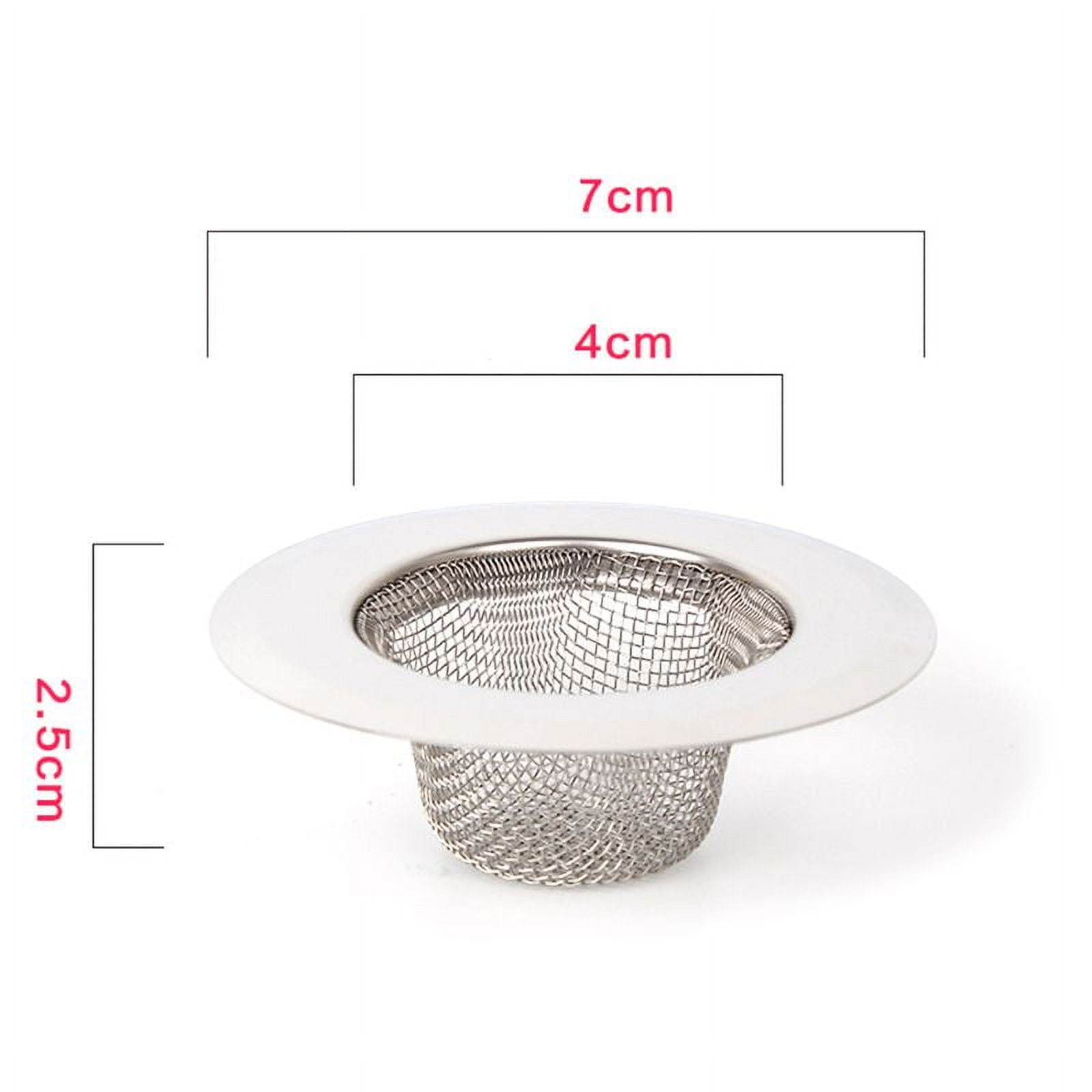 Universal Sink Strainers - Stainless Steel Bath Drain Covers, 3 Sizes ...