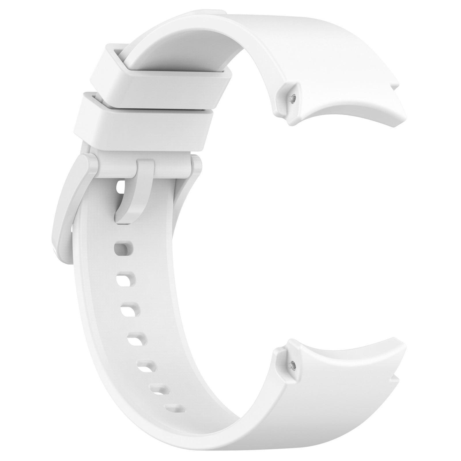 Universal Size Silicone Sweatproof Smartwatch Solid Color Band For