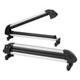 thumbnail image 1 of Universal Ski Snowboard Roof Rack for Cars - 31.7" Lockable Snow Ski Carrier, Fits Most Vehicles (31.7 Inch), 1 of 11