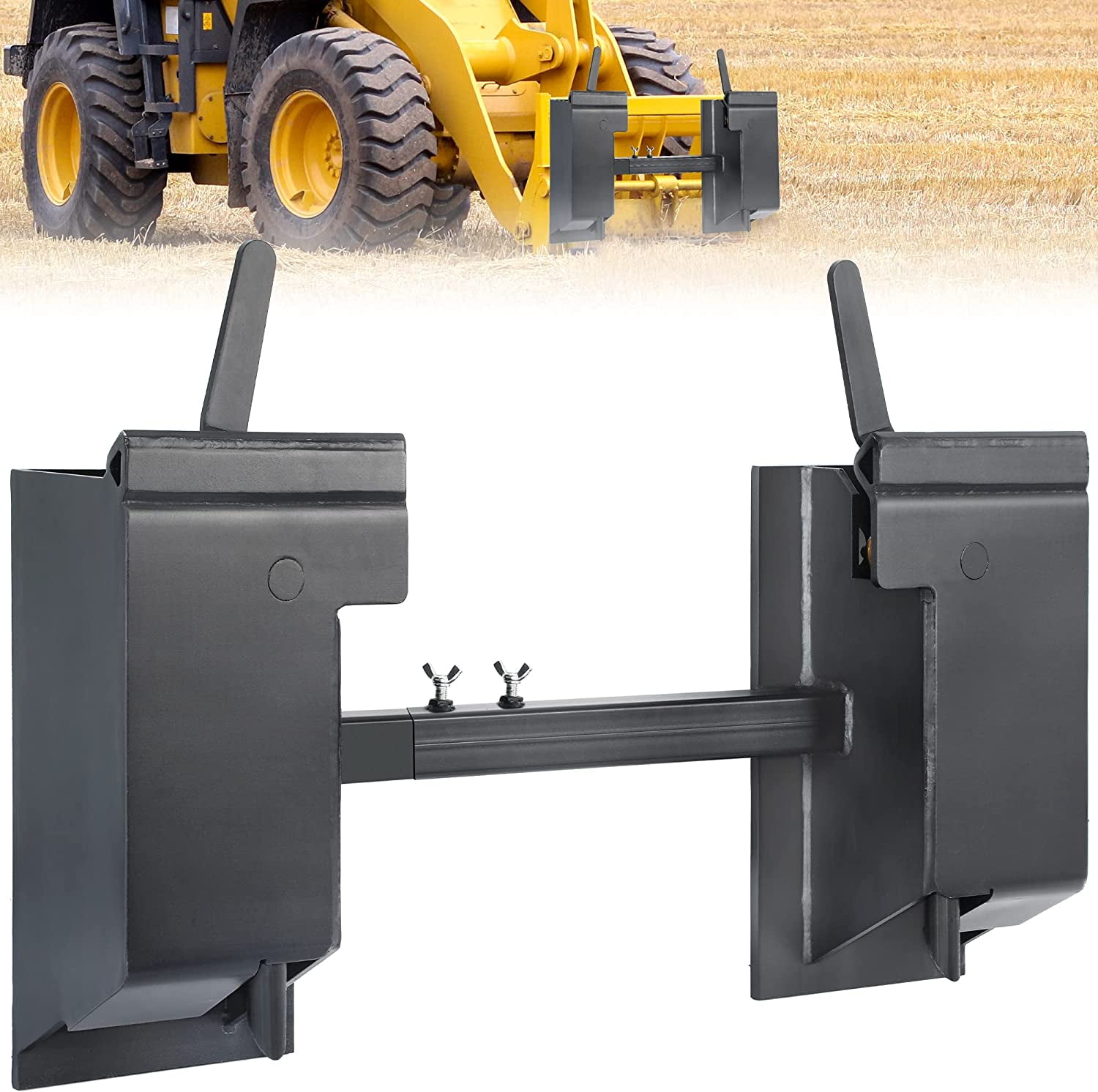 Universal Skid Steer Quick Tach Conversion Adapter Mount Plate Attach