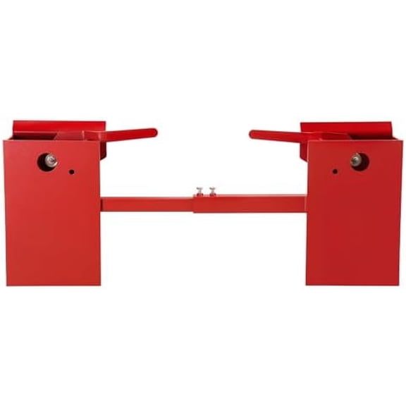 Universal Skid Steer Quick Tach Conversion Adapter Plate Skid Steer Attachment - 3500LBS Capacity, Compatible with Kubota, Bobcat, Tractors and Loaders, Red$$Garden &