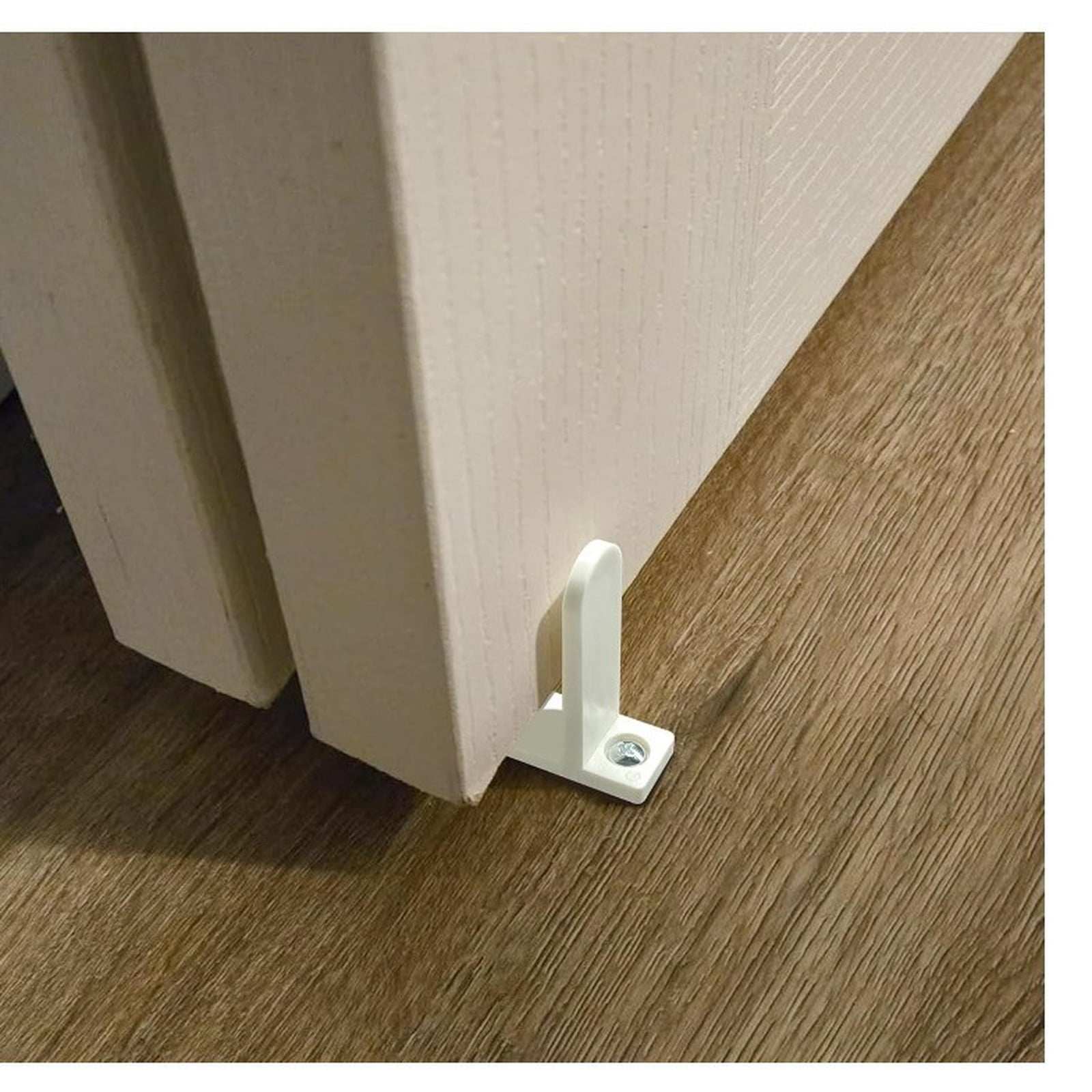 Universal Sliding Closet Door Floor Guide, ABS Bottom Track Bracket for ...