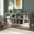 thumbnail image 1 of Universal Small 2 Shelf Bookcase Set in Platinum Gray - Engineered Wood, 1 of 5