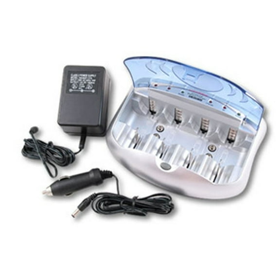 Universal Smart Battery Charger + DC Car Cord