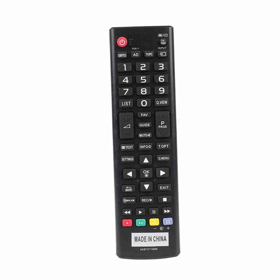 Universal Smart TV Remote Control Replacement for AKB73715686 AKB73715603, Multi-Function Television Controller with Big Buttons, Black (6.7 inches / 17 cm)