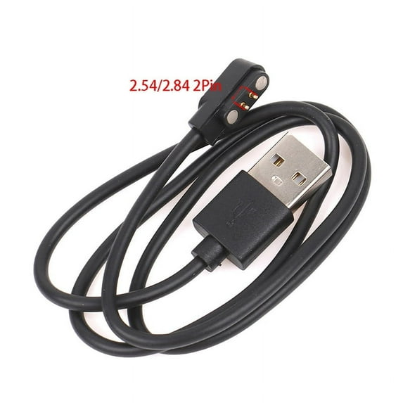 Universal Smart Watch Charger Cord Magnetic Charging Cable 2 Pin 4 Pin USB Charger For Smart Watch 7.62mm 2.54mm 4mm Charging Cable