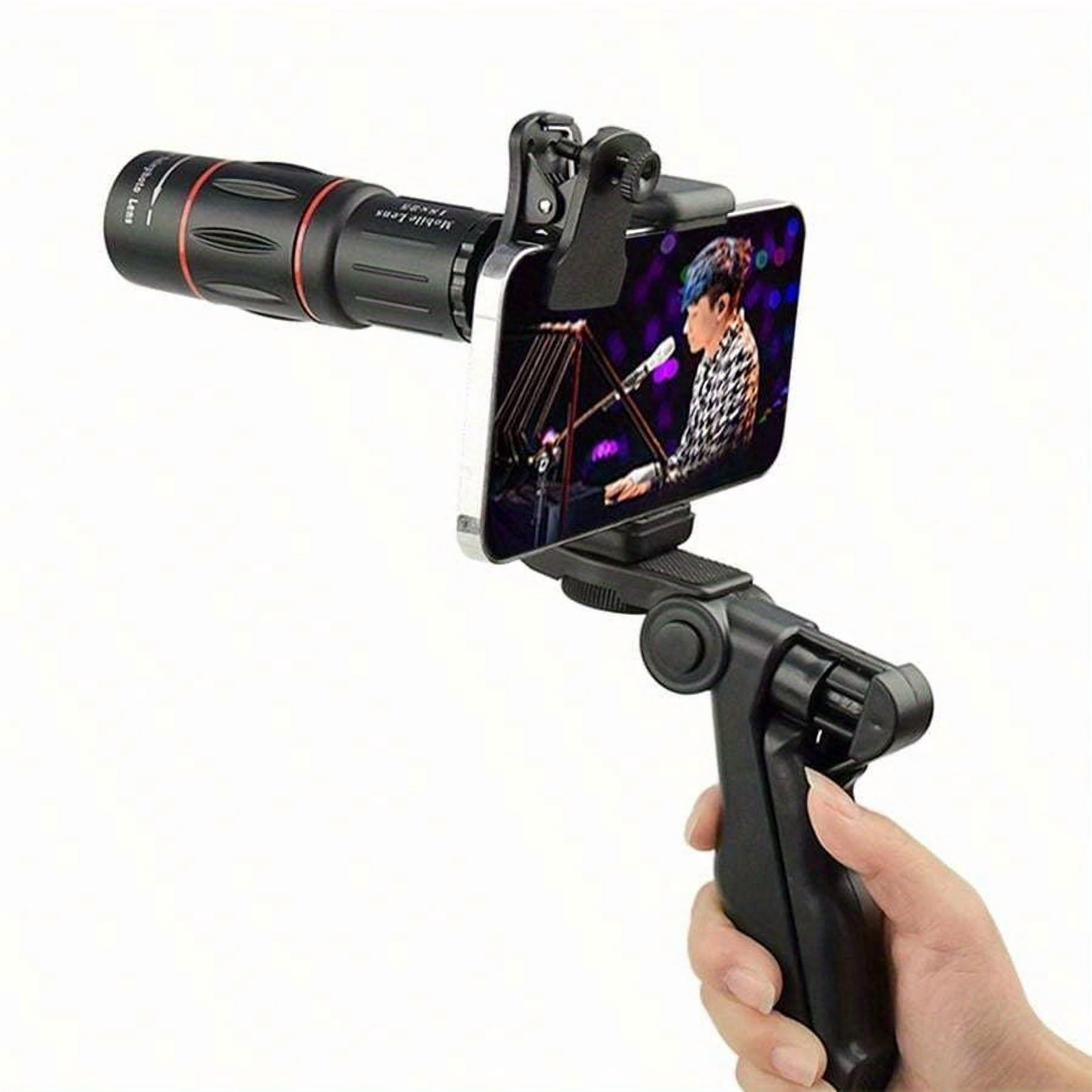 Universal Smartphone Camera Lens Kit: Telephoto, Wide Angle, Macro, Fisheye, Kaleidoscope & Starlight Tripod for iPhone Samsung Android with Case