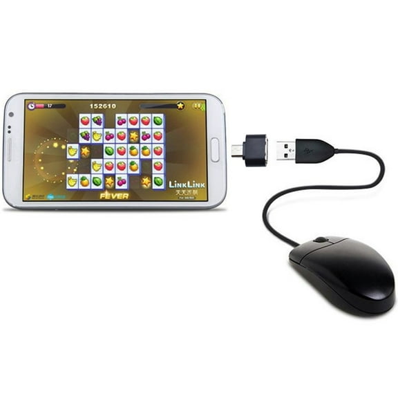 Universal Smartphone OTG Adapter Converter for Android Devices with Mini and Micro USB Connectivity