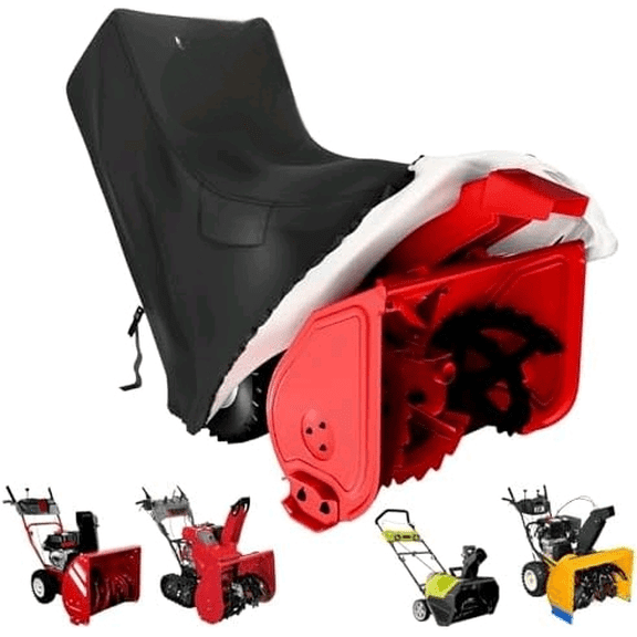Universal Snowblower/Thrower Cover Heavy-duty, waterproof design compatible with 22/24/26/28in EGO, Honda, Ryobi, Cub Cadet, Ariens, Troy-Bilt, Snow Joe, Toro, and other major brands$$Tools