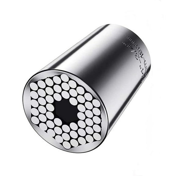 Universal Socket(7-19mm) Self-adjusting Socket Wrench Ratchet & Power Drill to Unscrew Any Bolt