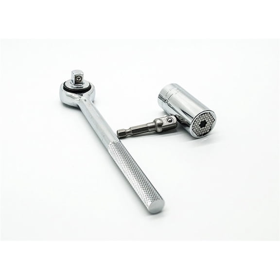 Universal Socket Self-adjusting Socket Wrench Set Adapter Socket With Power Drill Adapter Cool Stuff Gadgets to Unscrew Any Bolt