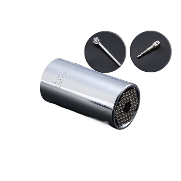 Universal Socket Self-adjusting Socket Wrench Set Adapter Socket for Wrench Ratchet & Power Drill to Unscrew Any Bolt