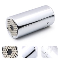 Universal Socket Self-adjusting Socket Wrench Set with Electric Drill Adapter to Unscrew Any Bolt(7-19mm)