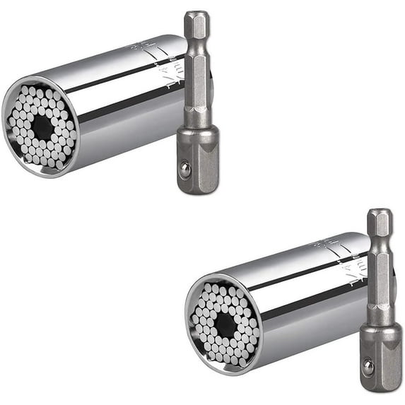 Universal Socket Wrench Repair Kit Power Drill Adapter Alligator Grip