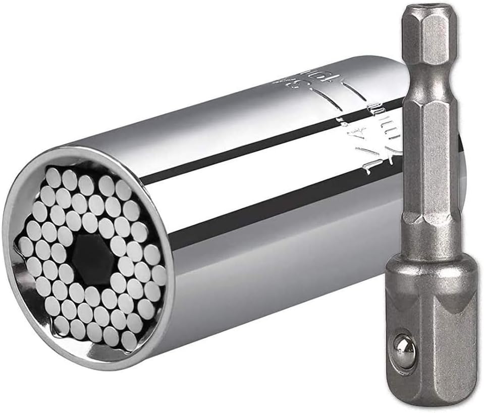 Universal Socket Wrench Repair Kit Power Drill Adapter Alligator Grip ...