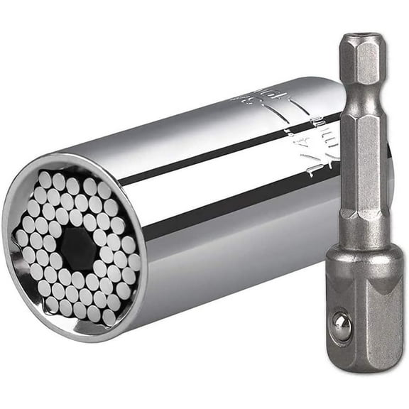 Universal Socket Wrench Repair Kit Power Drill Adapter Alligator Grip