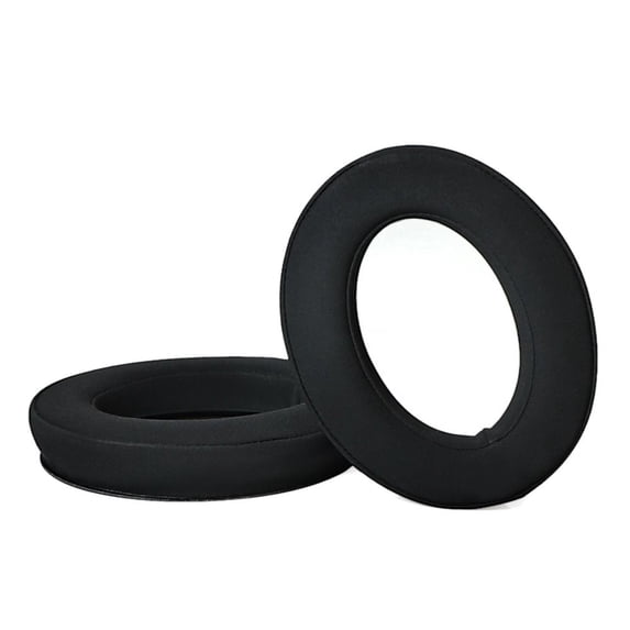 Universal Soft Earphone Earmuff Headset Cushion Cushion Cover Foam Earpads Replacement Earpads For Sennheiser HD418 Ear Pads Leather Earphone Case BLACK NANOCARP