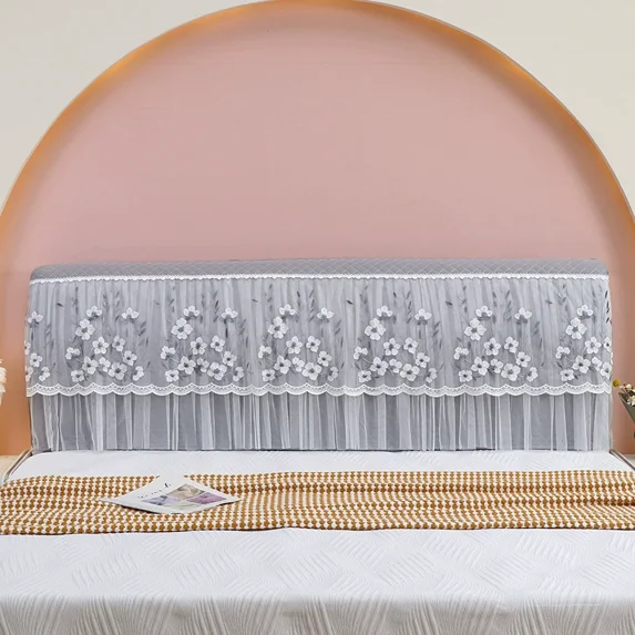 Universal Soft Stretch Headboard Cover Sofa Cover - Magnolia Solid Color Headboard Protector, Washable Stretch Fabric