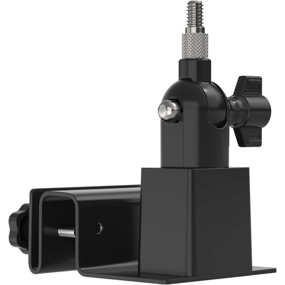 Universal Solar Panel Gutter Mount for Ring, Arlo, Eufy, Wyze, Reolink Solar Panels and More (Black)