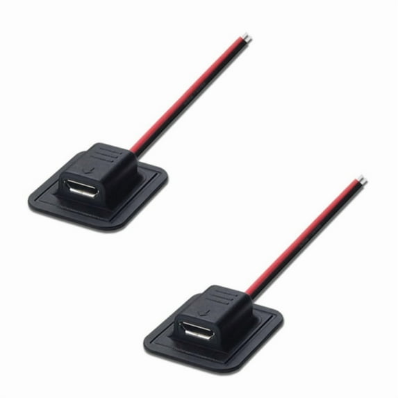 Universal Solderable Connectors Power Cable For MultiDevice Charging Installation with Type C Micro USB DC5521 Port