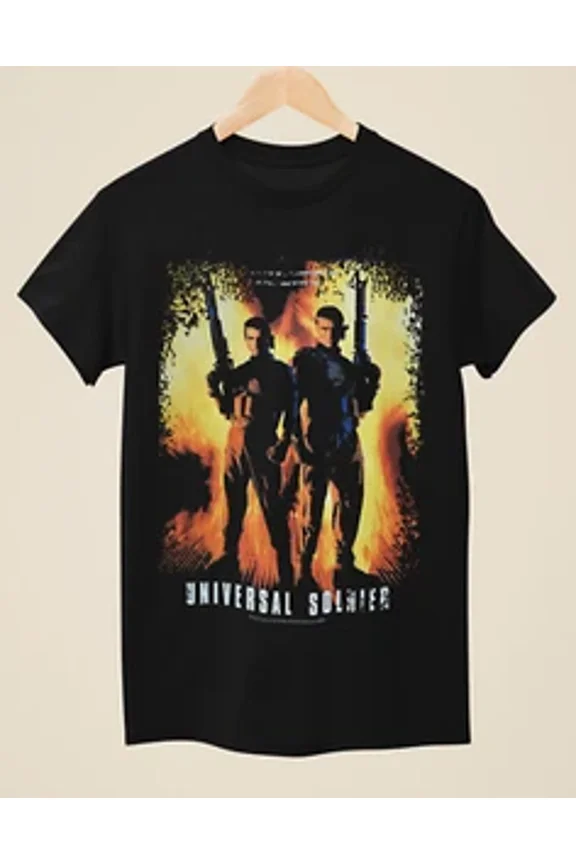 Universal Soldier - Movie Poster Inspired Unisex Black T-Shirt