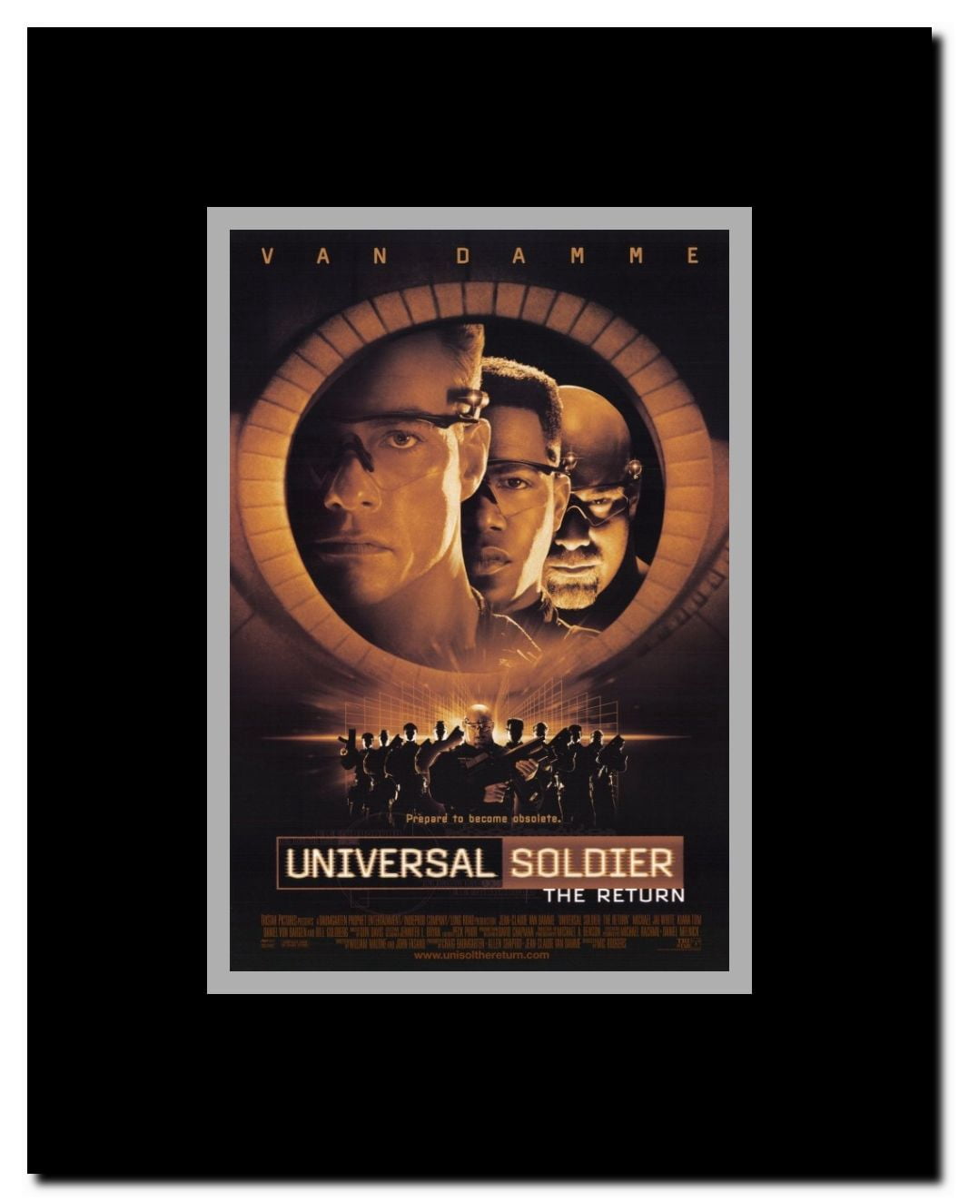Universal Soldier: The Return Framed Movie Poster