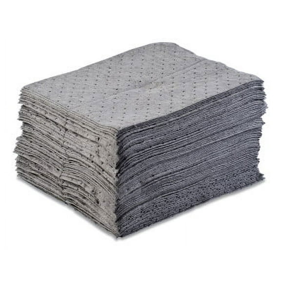 Universal Sorbent Pad, Heavy-Weight, Absorbs 20.5 Gal, 15 in X 17 In