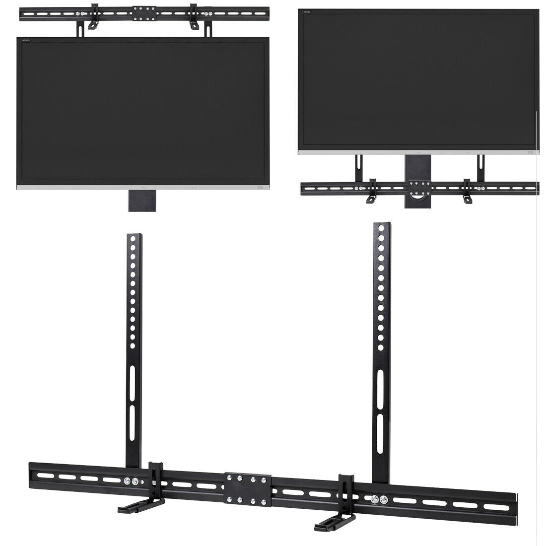 Universal Soundbar Bracket Wall Mount for Mounting Soundbar Above or
