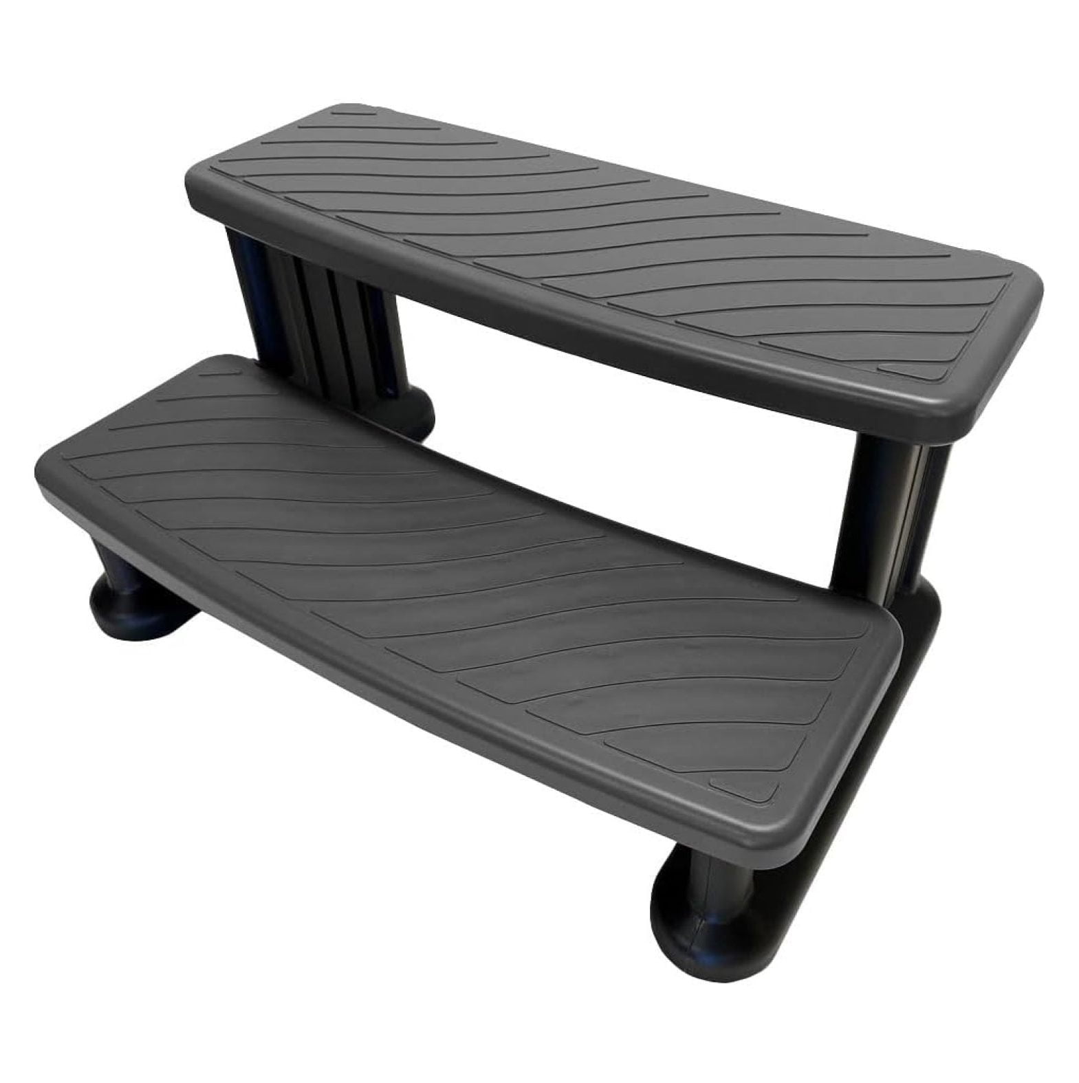 Universal Spa & Hot Tub Outdoor Steps No Slip Grip Support - Light Grey ...