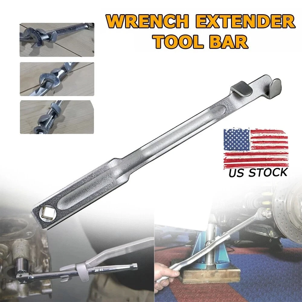 Universal Spanner Extension Tool Wrench Extender Bar 1/2" Sq Drive 335Mm Long