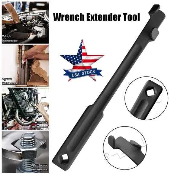 Universal Spanner Extension Wrench Extender Power Bar 1/2" Square Drive Tool