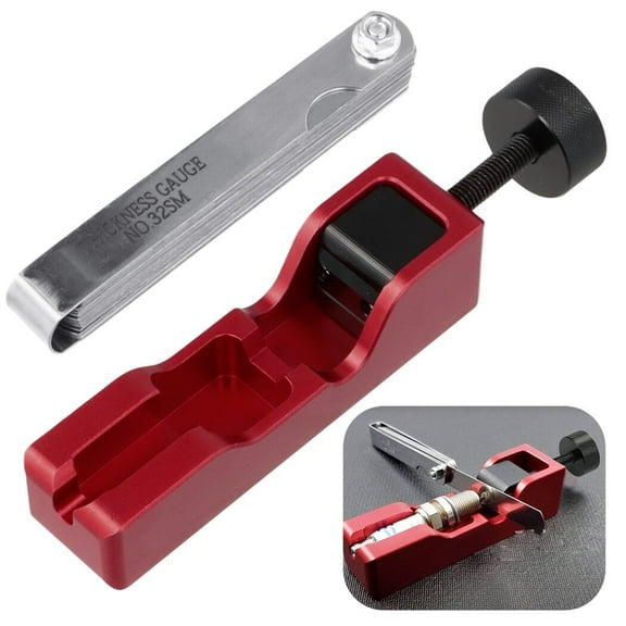 Universal Spark Plug Gap Tool, Spark Plug Tester with Feeler Gauge, Compatible with Most 10mm, 12mm, 14mm, 16mm Sparks Plugs