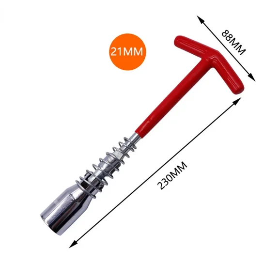 Universal Spark Plug Removal Wrench 14mm/16mm/21mm 360 Degree Rotation Socket Auto Repair Tool for Car Maintenance