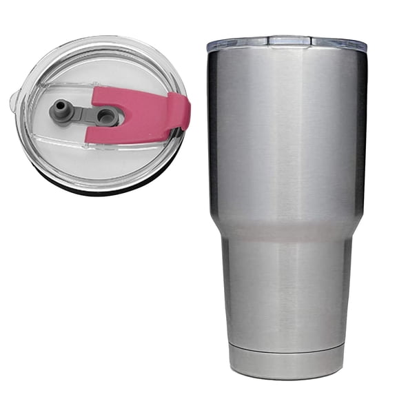 Universal Spill Proof Tumbler Lid Replacement Straw Compatible Drink Cover