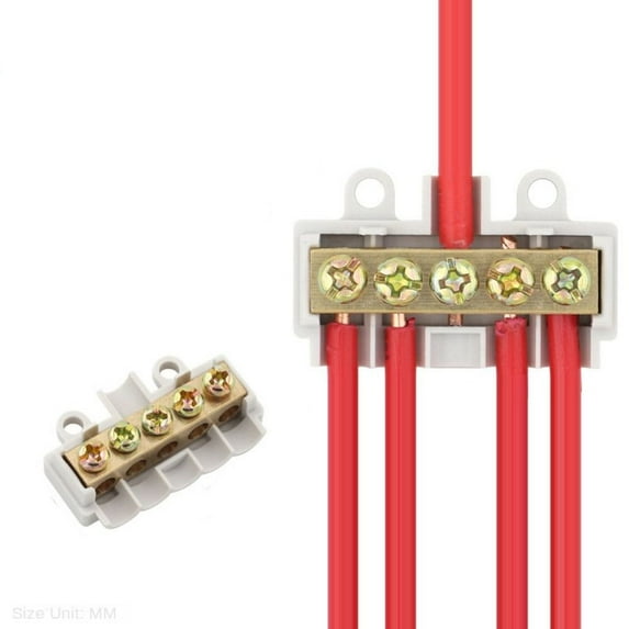 Universal Splitter Wire Connector Locking Quick Crimp Terminal Block Quick Wire Connector Terminal High Power Branch Terminal T-type Wiring Terminal Block ZK-506