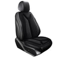 thumbnail image 1 of Universal Sponge Car Seat Covers - Full Set Protects - Comfortable & Fashionable Seat Protector Fits Most Cars, SUVs, Sedans(Black), 1 of 8