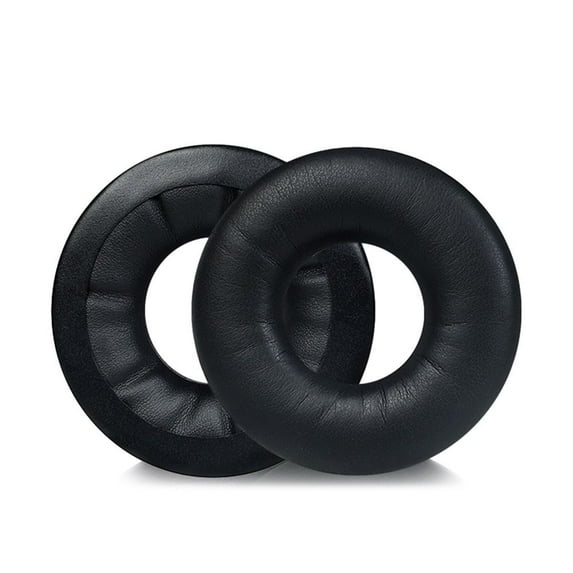 Universal Sponge Foam Earpads Cushion Cover Headset Cushion Head Beam Replacement Earpads Leather Earphone Case Ear Pads For Sennheiser HD25 BLACK EARPADS