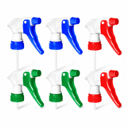 Generic Heavy Duty Mist & Stream Spray Bottle Replacement Nozzle, 32 fl oz, Multicolor, 6 Count