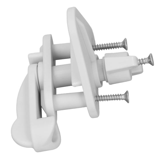 Universal Square Frame Pontoon Boat Gate Latch Replacement Kit - Marine Replacement Door Latches for 1 to 1.25 inches (2.54 to 3.18 cm) Hinged Doors