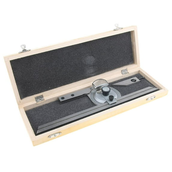 Universal Stainless Steel Bevel Protractor Angle , Test Any Angle In The Range Of 0-36 By Changing Mutual Position Of Rulers
