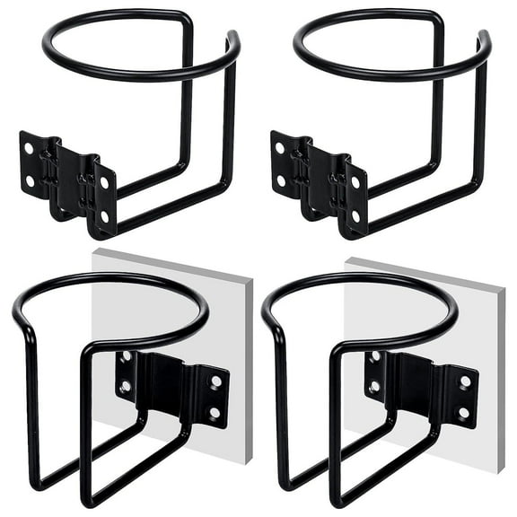 Universal Stainless Steel Drink Holder Cup Rack for Boat Car Marine RV Beverage Glass Storage Organizer with Hardware