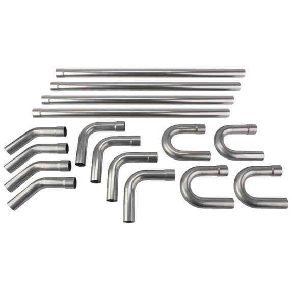 Universal Stainless Steel Dual Mandrel Bend Kit, 3 Inch