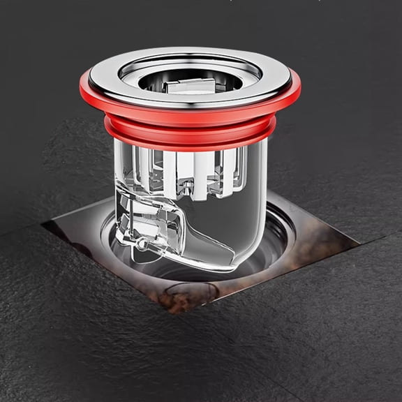 Universal Stainless Steel Floor Drain Filter Cartridge Bathroom Balcony Sewer Odor Prevention Replacement Core